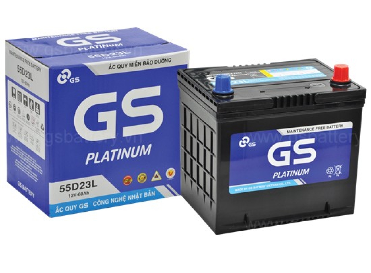 BÌNH GS MF 55D23L (12V-60AH)