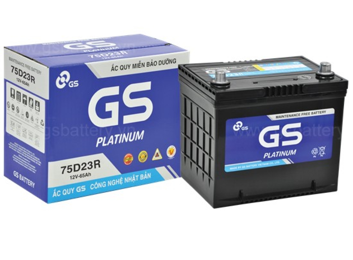 BÌNH GS MF 75D23R (12V-65AH)