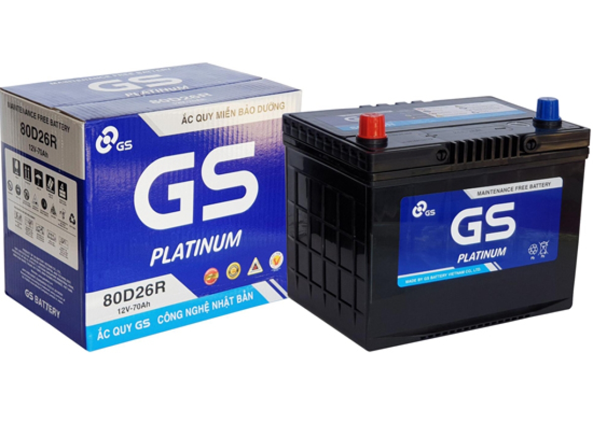 BÌNH GS MF 80D26R (12V, 70AH)